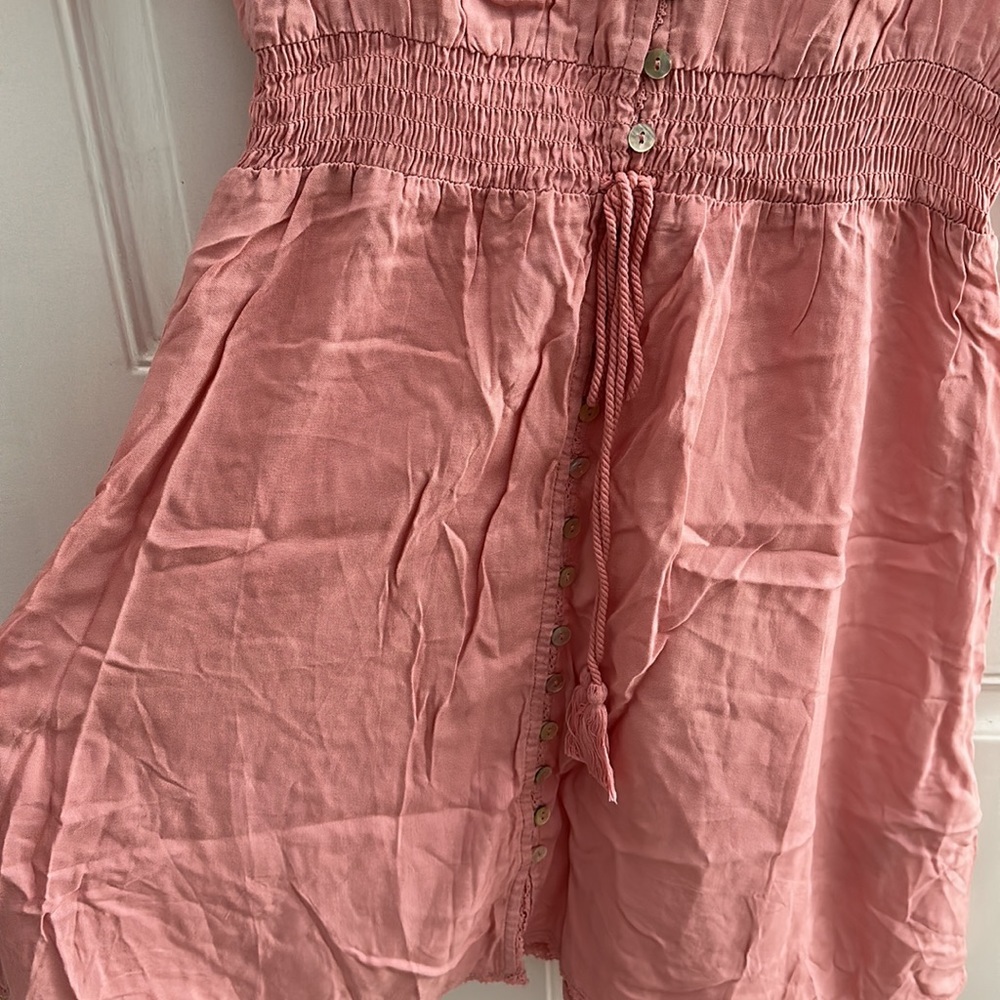 FOREVER 21 | Pink Button Up Dress Size Medium - Picture 6 of 8